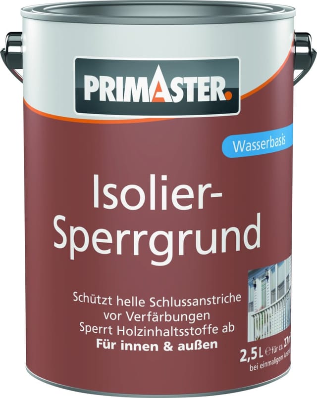 Primaster Isoliersperrgrund 2,5 L weiß Isoliergrundierung