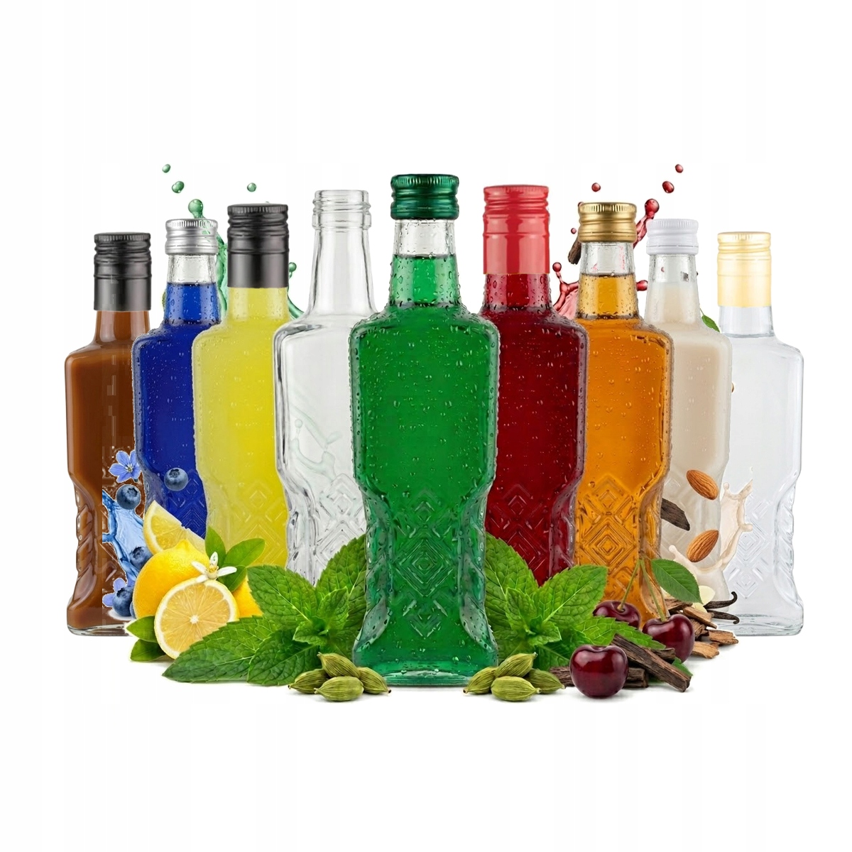 50 Ukrainische Flaschen À 200 Ml + Verschluss Für Weinliköre (0,2 L)
