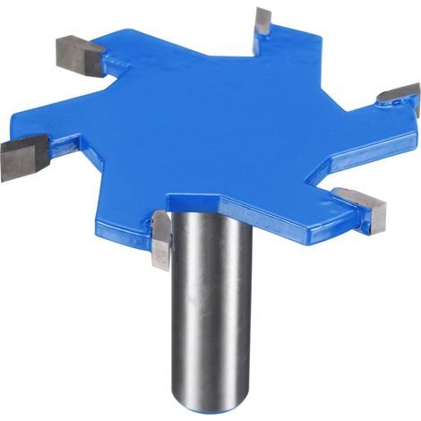 T-förmiger Nutenfräser – 1,27 Cm Schaft – 65 Mm X 5 Mm – 6 Hartmetallrippen – Nutenfräser – Nutenfräser – Holzlaminierfräser