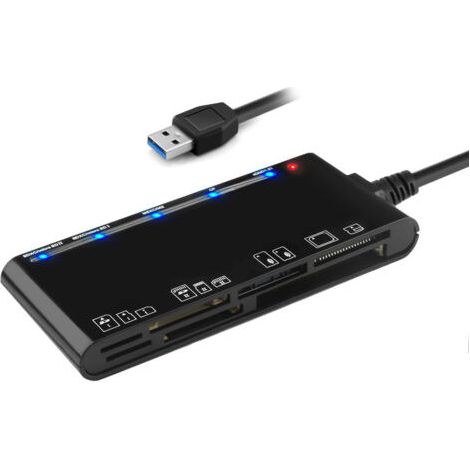 Multifunktionaler Usb 3.0 Cf/xd/ms/sd/tf-kartenleser, 7-in-1-usb-kartenleser, Direkt Vom Hersteller