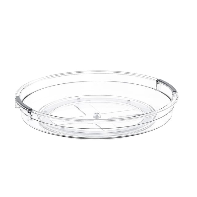 Drehbares Tablett, 360° Drehbares Tablett, Kühlschrank, Küchen-organizer, Lazy Susan, Drehbares Gewürzregal, Küchenaufbewahrung Für Kühlschrank, Wohnzimmer, Esszimmer.