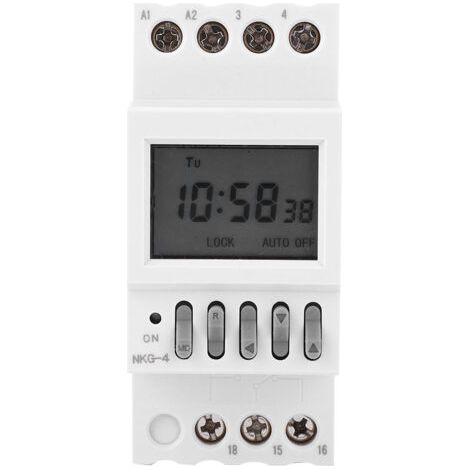 Nkg - 4-fach Programmierbarer Zeitschalter Din-kanal-zeitschalter Ac220v 3a