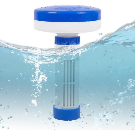 Schwimmender Tablettenspender Für Schwimmbäder – Schwimmer Für Schwimmbadpflegetabletten, Automatischer Dosierer, Großes Fassungsvermögen, Einstellbar, Langsame Freisetzung Für Die Pflege Im Innen- Un