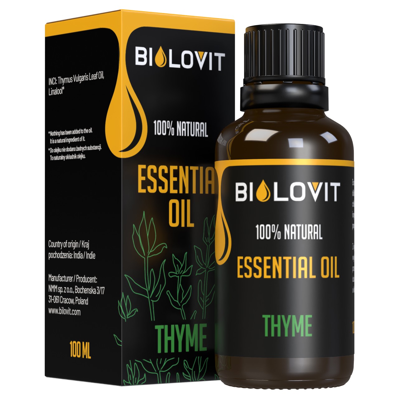Bilovit – Ätherisches Thymianöl 100 Ml