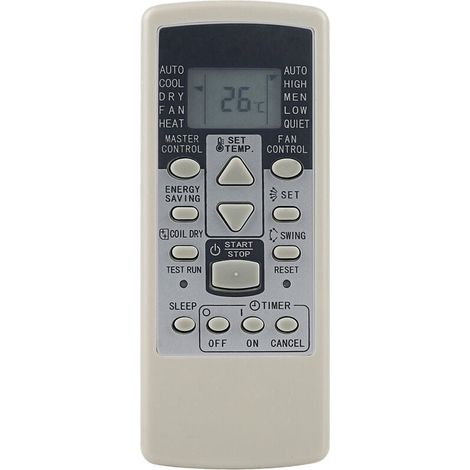 Fernbedienung Für Klimaanlagen – Kompatibel Mit Ar-rcd1c, Ar-rce1c, Ar-rcc2j Und Ar-rce1e – Abs – 1 Stück