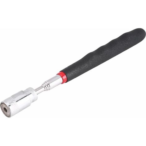 Magnetischer Aufheber – 3,6 Kg – Integrierte Led – Teleskopierbar (20 X 5 X 68 Cm) – Für Metallteile, Bolzen Und Schrauben – 1 Stück