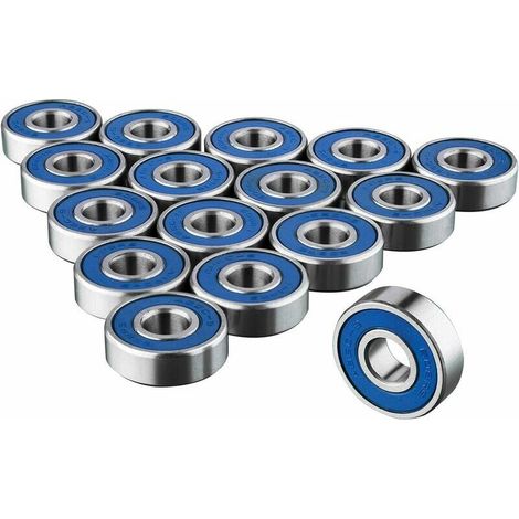 608rs Kugellager – Innendurchmesser 8 Mm – Außendurchmesser 22 Mm – Breite 7 Mm – Für Skateboards – 16 Stück