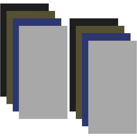 Selbstklebender Reparaturflicken – Wasserdichtes Nylon, 20 X 10 Cm – Für Zelt, Daunenjacke, Markise, Rucksack – 8er-pack