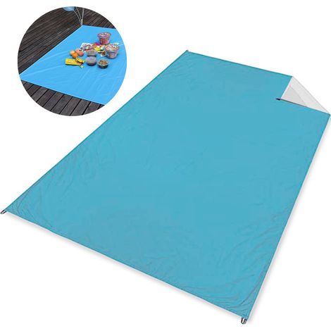 Picknickdecke – Wasserdichtes Nylon, 203 X 152 Cm – Wind- Und Sanddicht – Ideal Für Camping, Wandern, Strand Und Festivals – 1 Stück