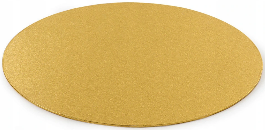 Runde Goldene Tortenplatte, 30 Cm