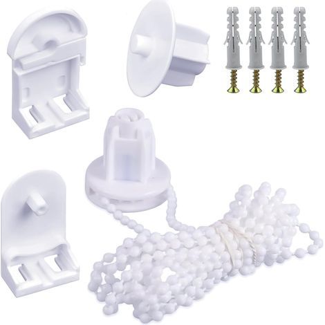 Rollladenbedienkopf, 5-teiliges Rollladenhalterungsset (25 Mm), Kunststoff-rollladenbeschläge, Rollladen-ersatzteilset Mit 3 M Kugelkette