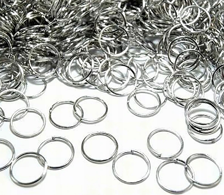 Verbindungsglied Für Schmuckringe, Platin 8 Mm 10 G