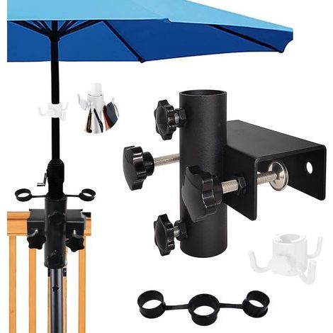 Pied De Parasol Balcon, Stützschirm Balcon, Porte Parasol Balcon, Stützschirmbalustrade, Stützschirmtisch, Befestigungsschirmbalustrade, Maximale Verstellbarkeit 6 Cm