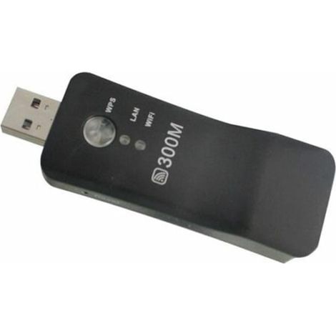 Wlan-adapter Für Fernseher – 300 Mbit/s – Dualband – Kompatibel Mit Hd-fernsehern Und Blu-ray-playern – Ieee 802.11a/b/g/n – 1 Stück