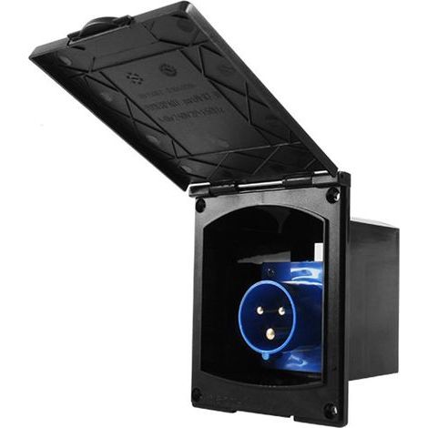16a 220a Außensteckdose Für Wohnmobile, Wasserdicht Und Uv-beständig, Ip44, Geeignet Für Wohnwagen, Wohnmobile, Anhänger, Lkws Und Pkws.