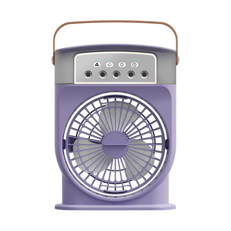 Tragbare, Geräuscharme 4-in-1-klimaanlage Mit Wassernebelfunktion, Ventilatorfunktion Und Timer, Kein Abluftsystem Erforderlich, Kompakt Und Energieeffizient