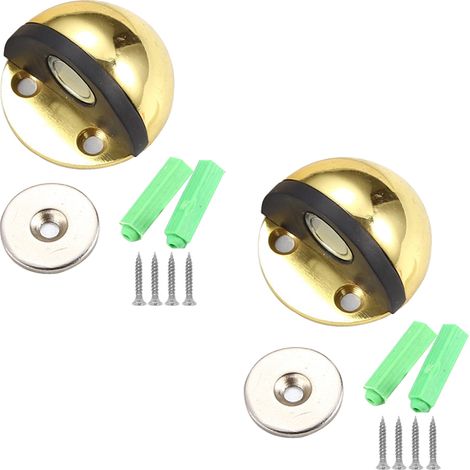 Magnetischer Türstopper – Edelstahl – 44 Mm Höhe – Für Leichte Innentüren – 2er-pack
