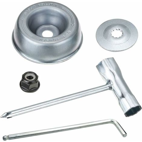 Klingenadapter-set – Für Rückentragbare Freischneider Und Trimmer – Kompatibel Mit Den Modellen Fs55 Bis Fs250 – 5-teilig