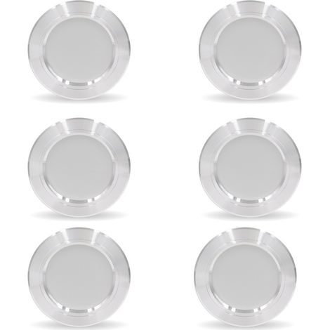 Led-einbaustrahler – 9 W – 220–240 V – 10 Cm Durchmesser – 28 Mm Einbautiefe – Schutzart Ip44 – Neutralweiß – Für Bad Und Wohnzimmer – 6er-pack