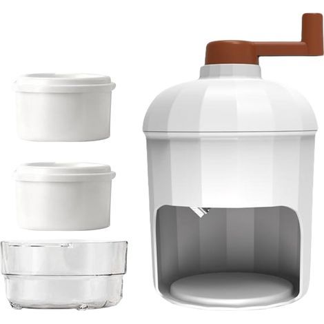 Effizienter, Tragbarer Eiscrusher – Manueller Eiscrusher Mit Auffangschale Für Smoothies Und Erfrischende Getränke
