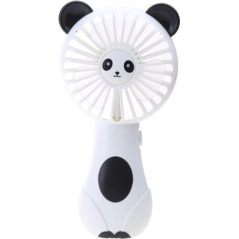 Weicher Schaumstoff-taschenventilator Mit Niedlichem Tiermotiv, Batteriebetrieben, Ideal Für Schüler, Panda Und Kätzchen