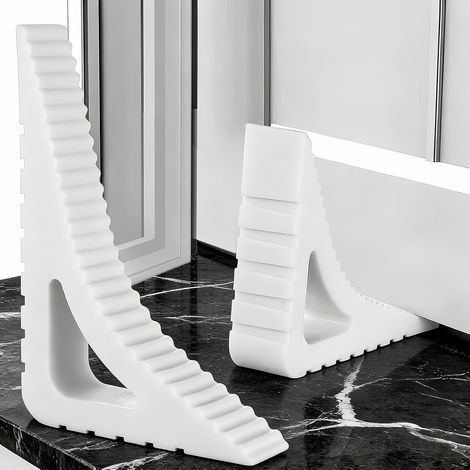 Set Mit 2 Fensterkeilen, Lüftungskeilen Für Fenster Und Türen, Bohrfreie Gummifensterstopper, Balkontürstopper, Dreieckige Fensterkeile