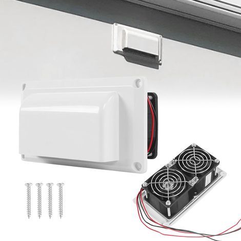 Geeigneter Abluftventilator, Wohnmobil-seitenventilator 12v 25w, Innenraum-lüftungsgitter, Abluftventilator-set Mit Befestigungsschrauben, Wohnwagen, Wohnmobil, Anhänger Usw.