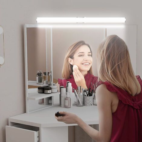 Led-scheinwerferspiegel, Badezimmerspiegelschrank, Speziallochung, Schlichte Moderne Schminktischleuchte, Wc-spiegelleuchte
