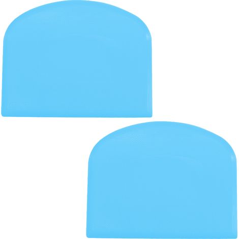 Teigschaber – 12 X 9,5 Cm – Lebensmittelechter Pp-kunststoff – Für Gebäckschüsseln, Pizza, Zuckerguss – 2er-set