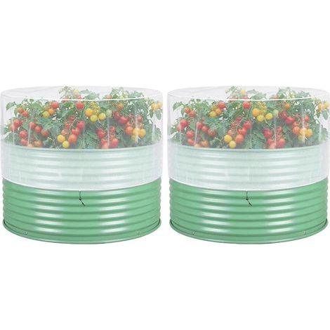 Schutzhülle Für Hochbeete, 2-teiliges Schutznetz – Geeignet Für Pflanzen, Blumen, Obst Und Gemüse, Gewächshaus, Garten, Balkon, Terrasse, Außenbereich