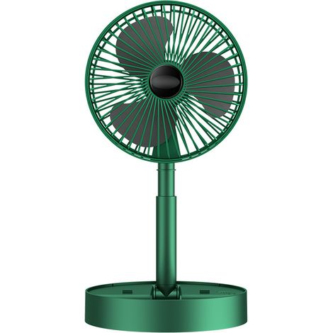 Tragbarer, Einziehbarer Ventilator – 3 Geschwindigkeitsstufen – Für Zuhause, Büro, Camping – Usb-aufladbar – 1 Stück