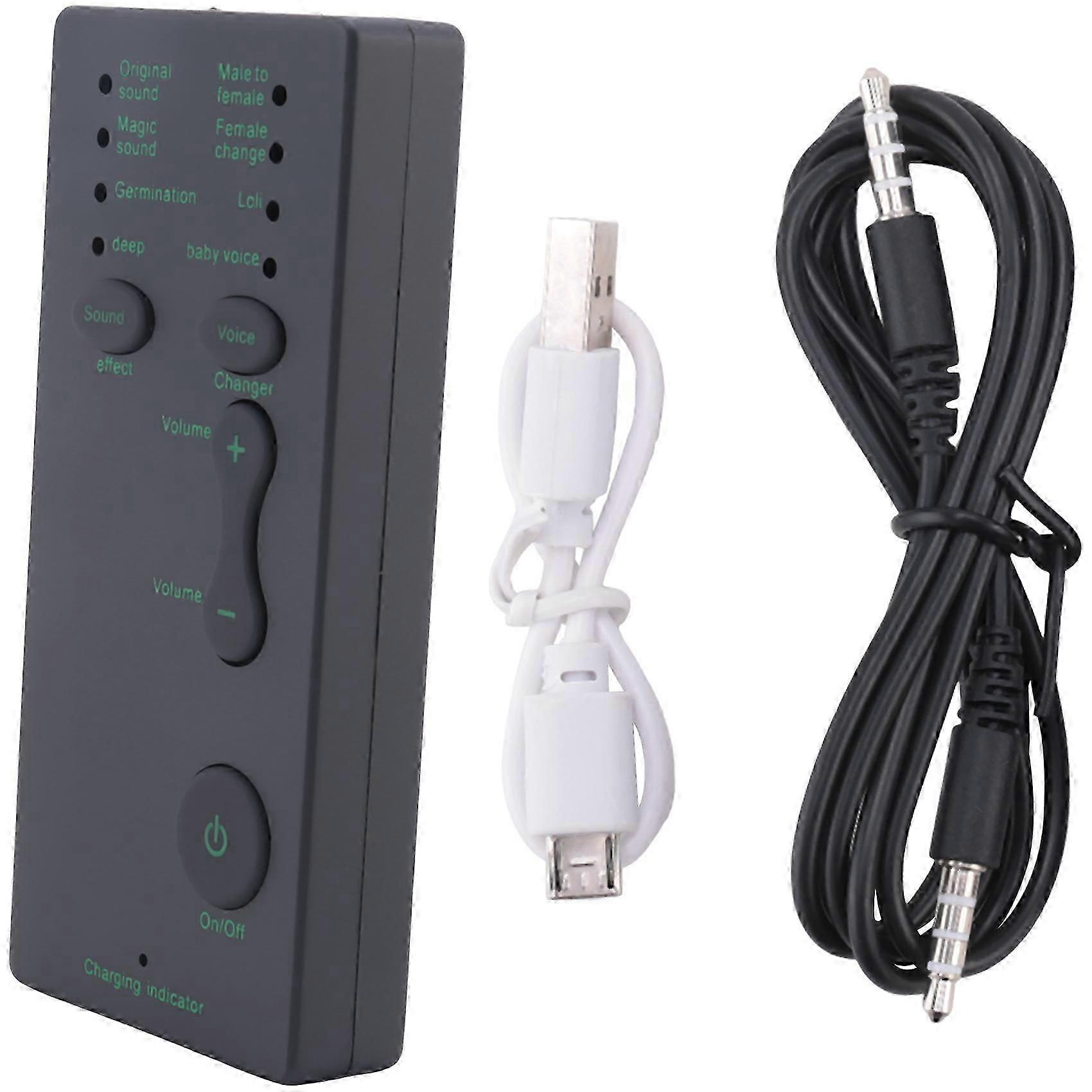 Adaptateur De Microphone Disguiser Pour Téléphone Avec 8 Modes De Modification De La Voix Pour Le Jeu Pubg.