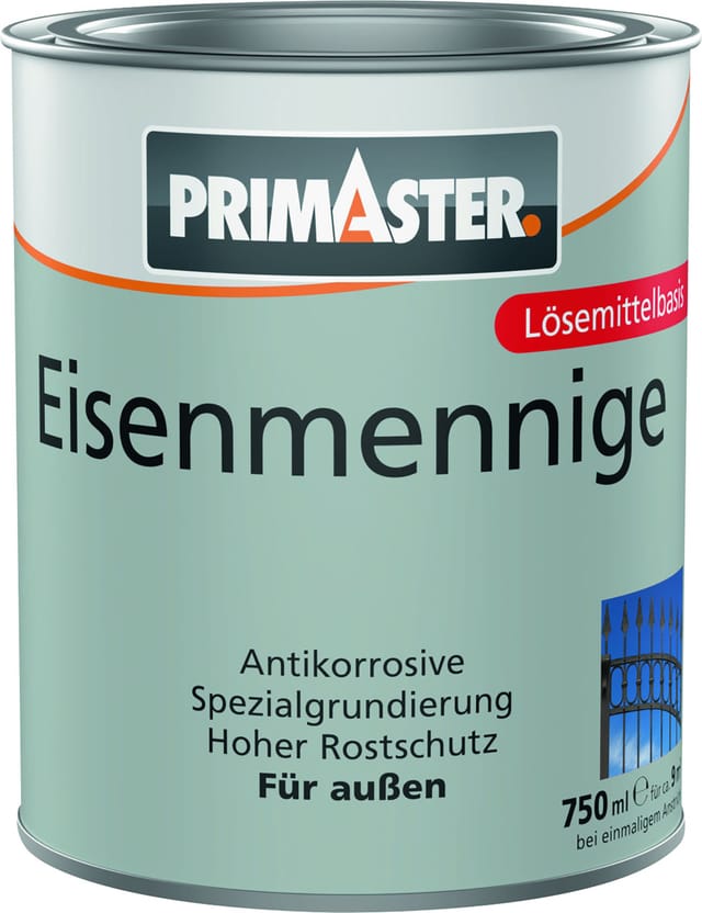 Primaster Eisenmennige rotbraun 750 ml Grundierung