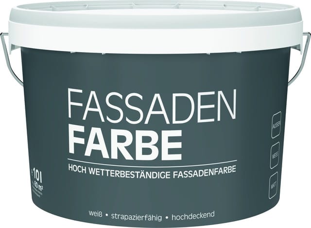 Primaster Fassadenfarbe 10 L weiß Außen