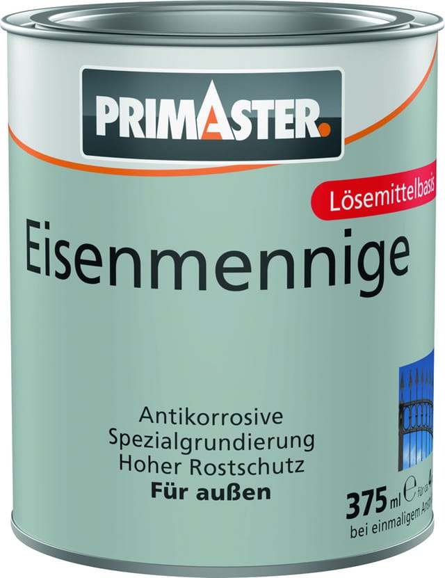 Primaster Eisenmennige rotbraun 375 ml Grundierung