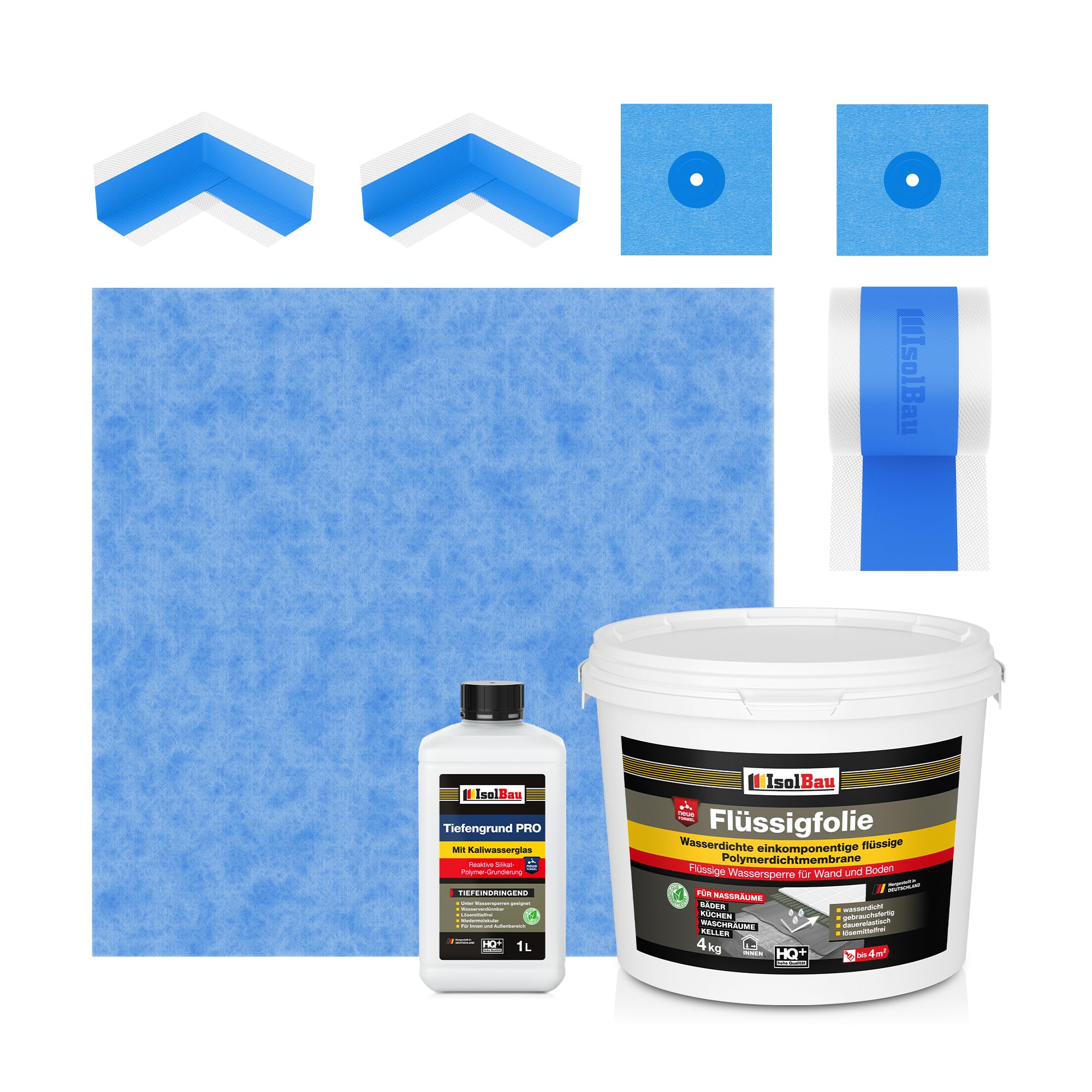 Dichtset 501b Flüssigfolie 4 Kg Matte 1 M Tf Pro 1 L 5 M Klebeband 2 X Ecke 2 X Manschette