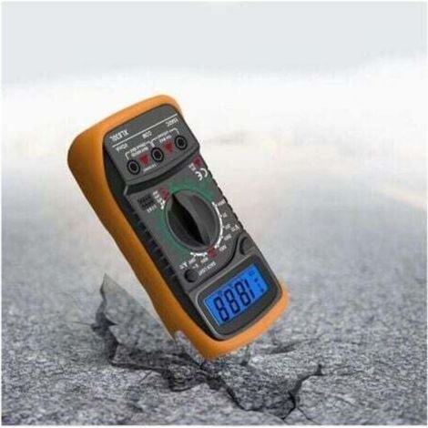 Klvgtifs Pu - Xl830l 2000 Count Digitalmultimeter Mini-multimeter Batterietester Strom Spannungs Ac Dc Widerstand Summer Transistor Voltmeter Amperemeter Mit Hintergrundbeleuchtetem Lcd-display Inhhub