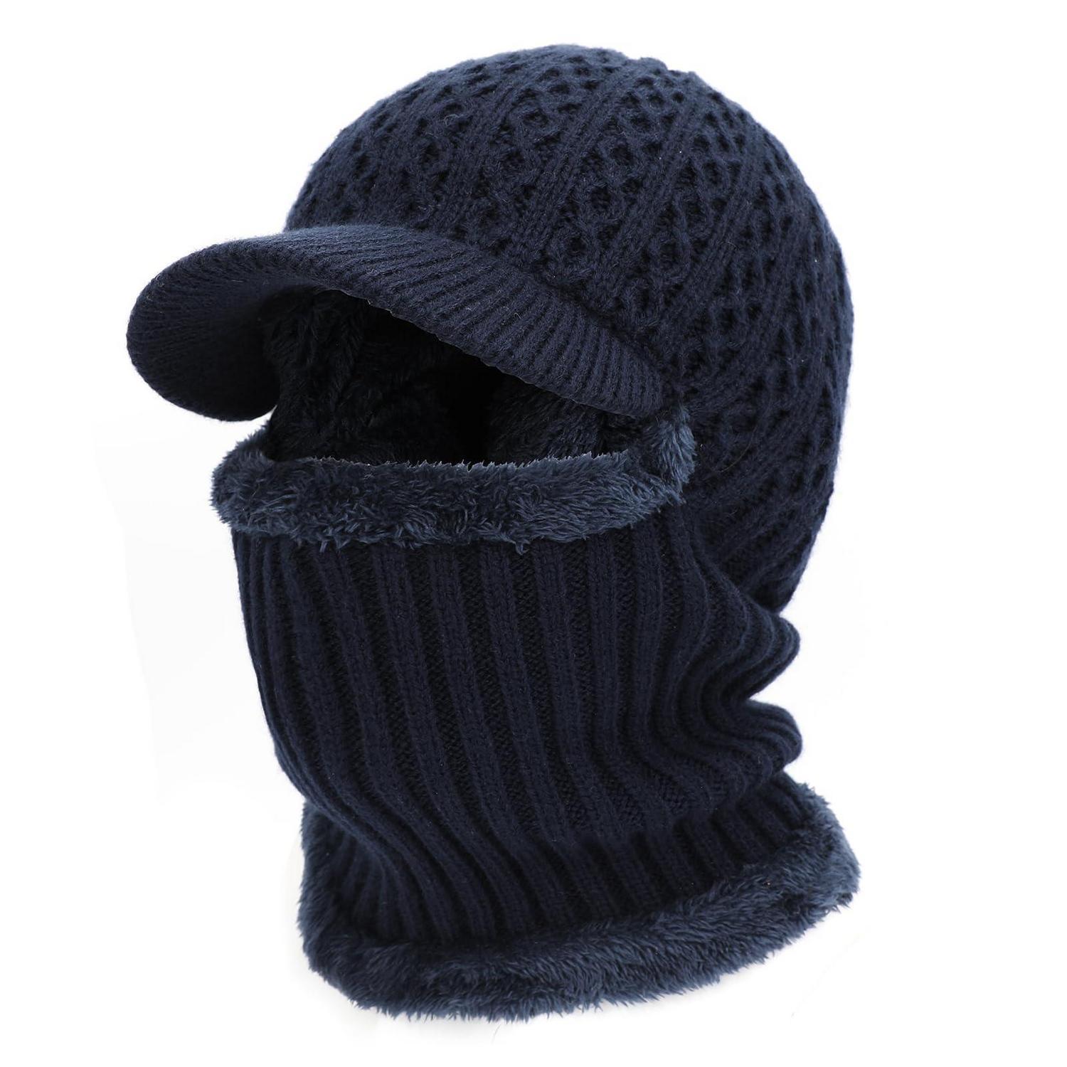 Thermo Sturmhaube Mit Fleece Futter, Winddicht, Für Ski & Outdoor, Einheitsgröße
