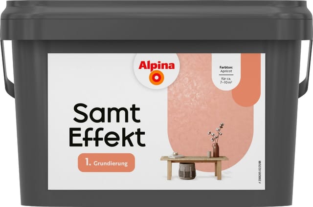 Alpina Grundierung für Effektfarben apricot 2,5 L Grundierung