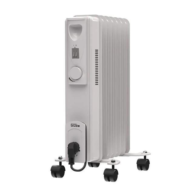 Güde Ölradiator OR 1500-7 Eco Heizgerät Heizkörper 3 Stufen 7 Rippen mobil