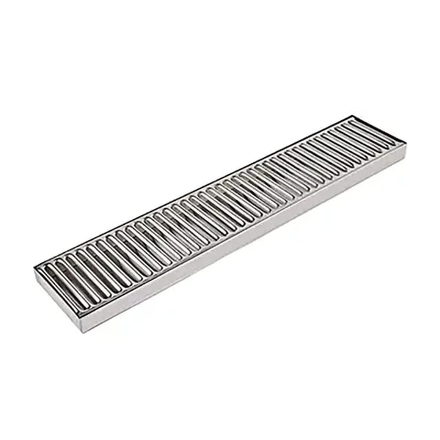 Tropfblech, Abtropfblech, Tropfschale lange aus Edelstahl - 490 x 100 mm