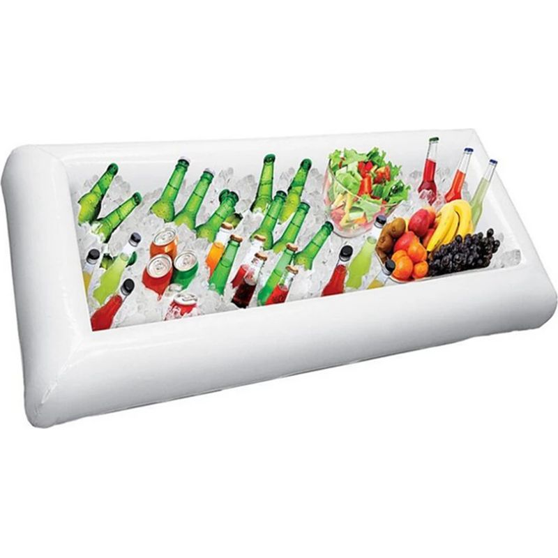 Aufblasbare, Wasserfeste Eiswürfelform, Salatteller, Eisbehälter Für Den Außenbereich, Barzubehör Und Weinflasche Aus Glas