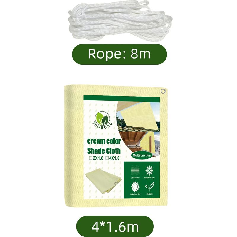 Rechteckiges Sonnensegel 4 X 1,6 M, Atmungsaktive Markise