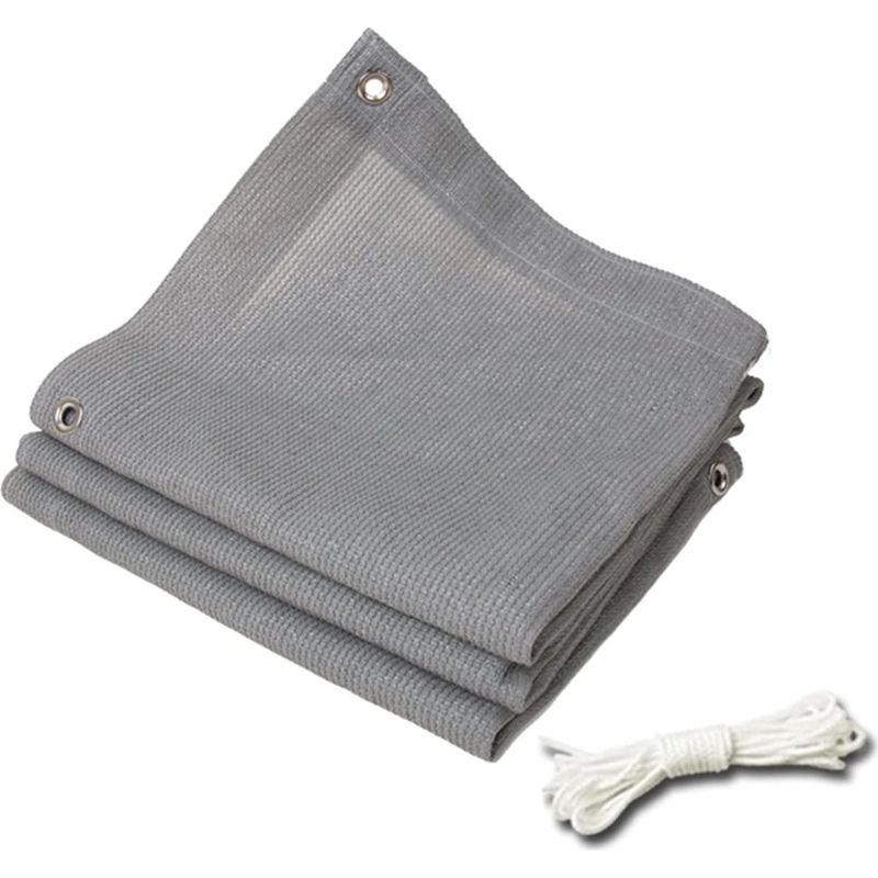 Sonnensegel – Sonnenschutz – Graues Sonnennetz Fürs Auto – Sichtschutz Für Gewächshaus, Garten Oder Terrasse – 1 X 1,5 M