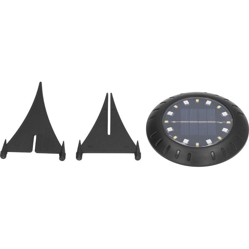 Selbstaufladende Solar-bodenleuchte, Rgb-led, Ip67 Wasserdicht, Warmweiß, Für Den Außenbereich