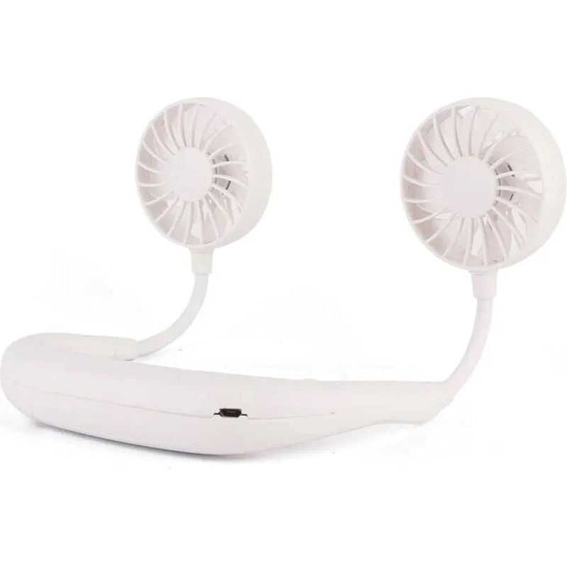 Tragbarer Nackenventilator Für Sport, Batteriebetrieben Und Per Usb Aufladbar, Ultraleise Mit 3 Geschwindigkeitsstufen Für Persönliche Kühlung, Reisen, Fitness Und Aktivitäten.