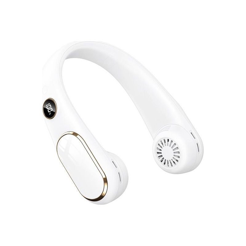 Tragbarer Elektrischer Usb-nackenventilator, Hängender 360°-lüfter Ohne Rotorblätter
