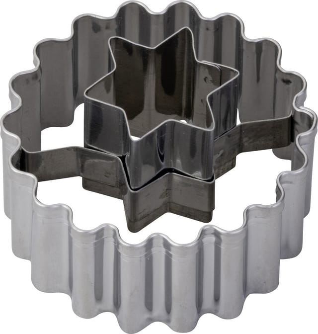 Zenker Ausstechform Linzer Stern Ø 5,4 x 3,6 cm silber