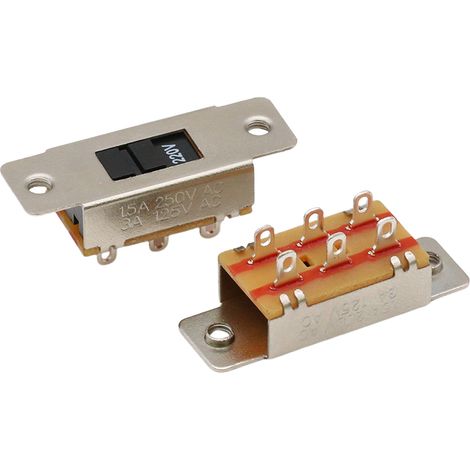 Vertikaler Kippschalter Für Hohe Ströme (110 V Bis 220 V), Horizontaler 2-gang-drucktaster Ss23f15ss-22k15