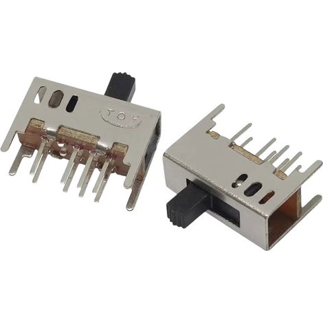 Kompakter Wippschalter Ss23d03g5, 5 Mm Griffhöhe, Doppelt, 2p3t, 2,4 M, 3 Geschwindigkeiten, Mit Fester Halterung, 2ss23d03 G3
